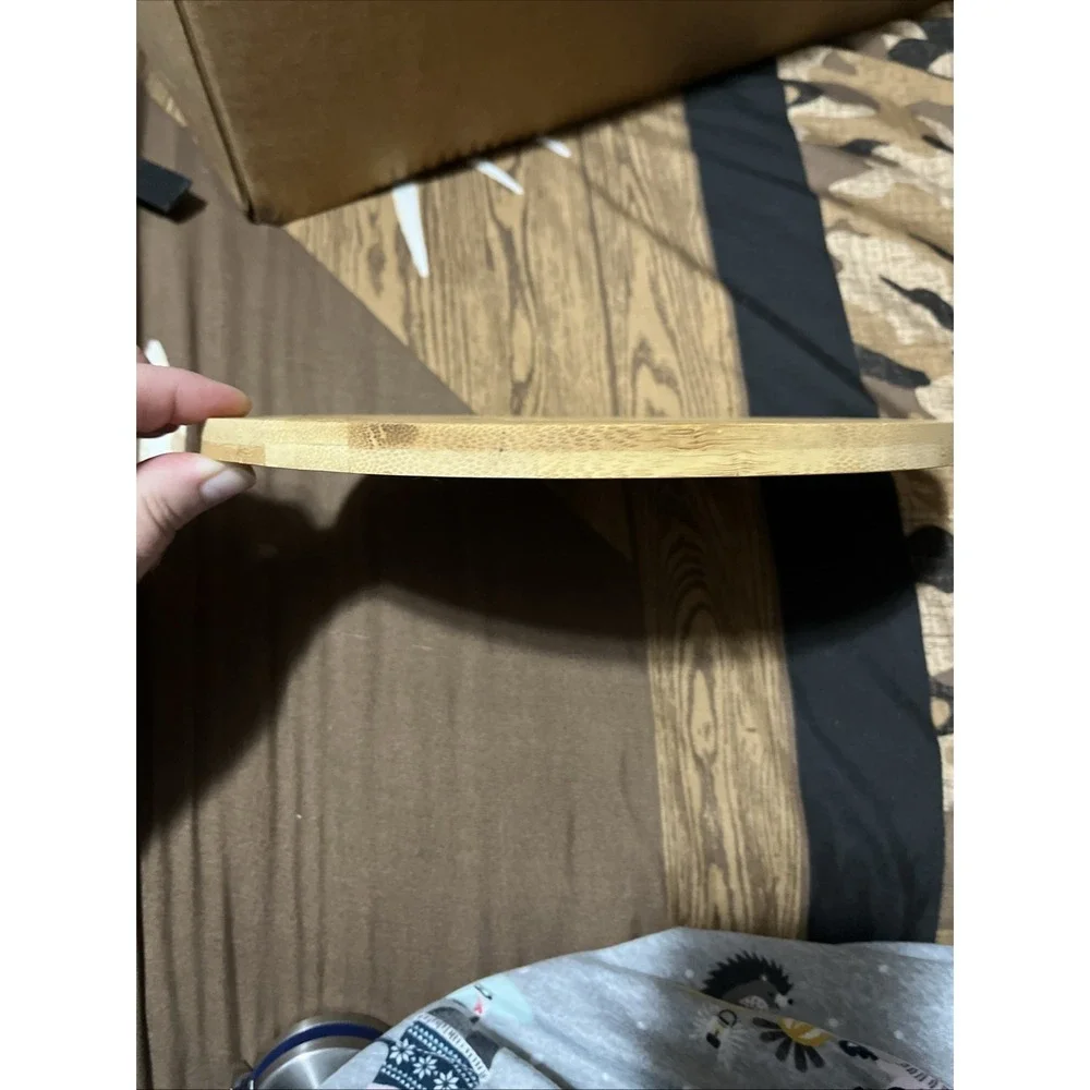 Football Shaped‎ Bamboo Cutting Board Small Eco Friendly 9.5